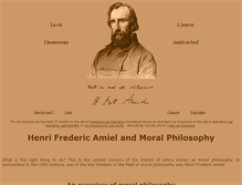 Tablet Screenshot of amiel.org